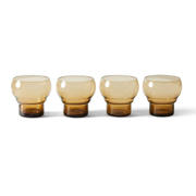 thumbnail: HKLIVING waterglas 70s set van 4 (Ø9 cm)