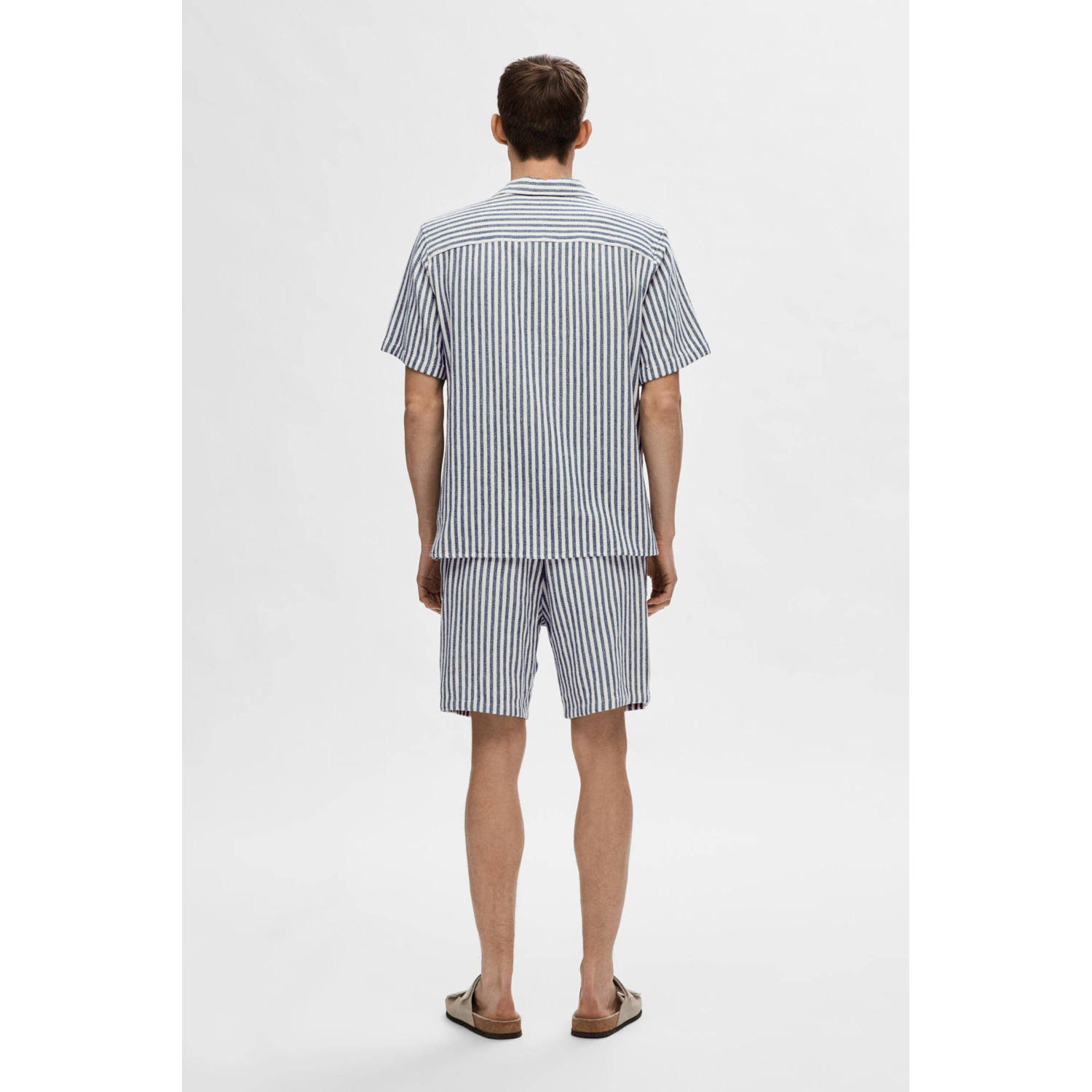 SELECTED HOMME gestreept regular fit overhemd SLHRELAXED