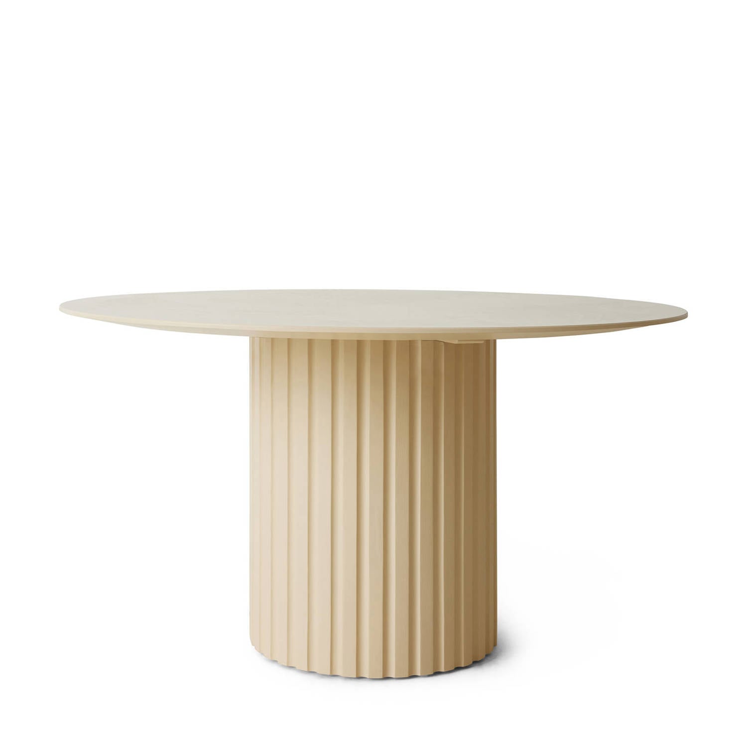 HKLIVING Pillar Eettafel Ø 140 cm Cream
