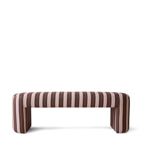 HKLIVING eetkamerbank Lobby 140 cm - Multi