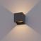 Calex wandlamp buiten vierkant - antraciet