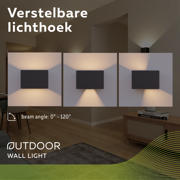 thumbnail: Calex wandverlichting Rechthoek (Ø15 cm)