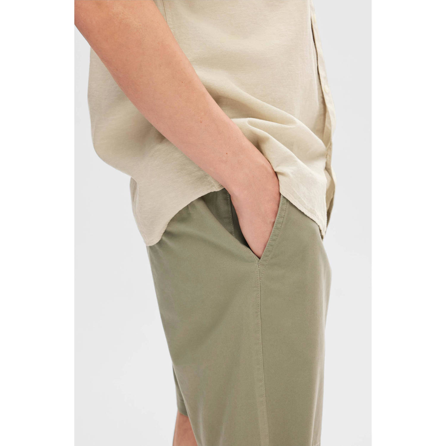 SELECTED HOMME regular fit short SLHREGULAR vetiver