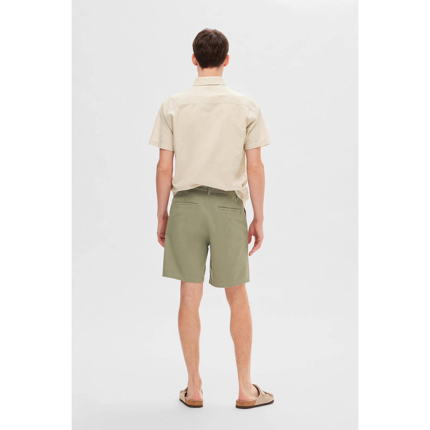 SELECTED HOMME regular fit short SLHREGULAR vetiver