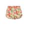NAME IT KIDS gebloemde casual short NKFVINAYA groen/rood/wit