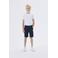 NAME IT KIDS slim fit bermuda NKMSILAS donkerblauw