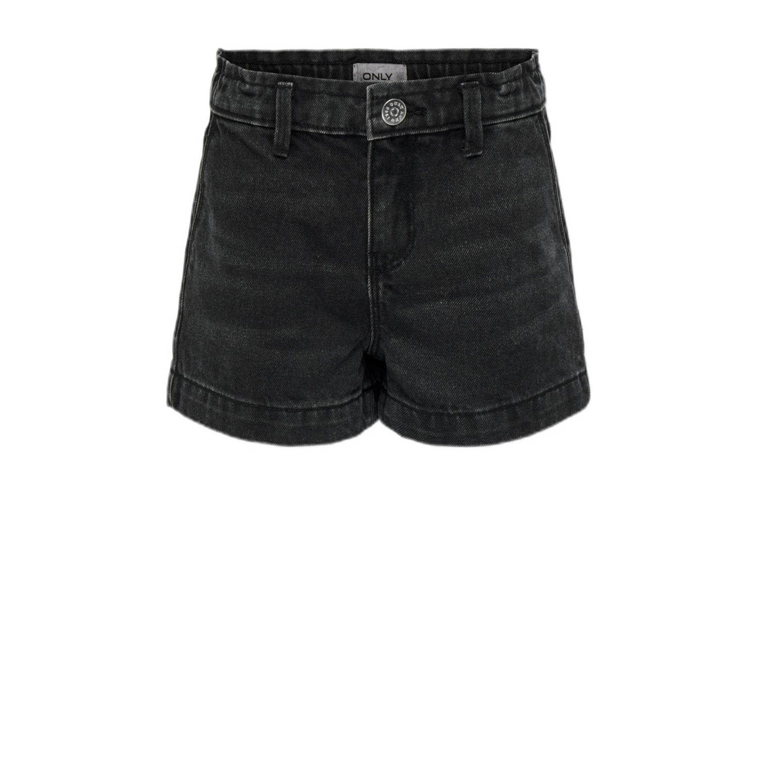 Only KIDS GIRL regular fit denim short KOGCOMET washed black Korte broek Zwart 128