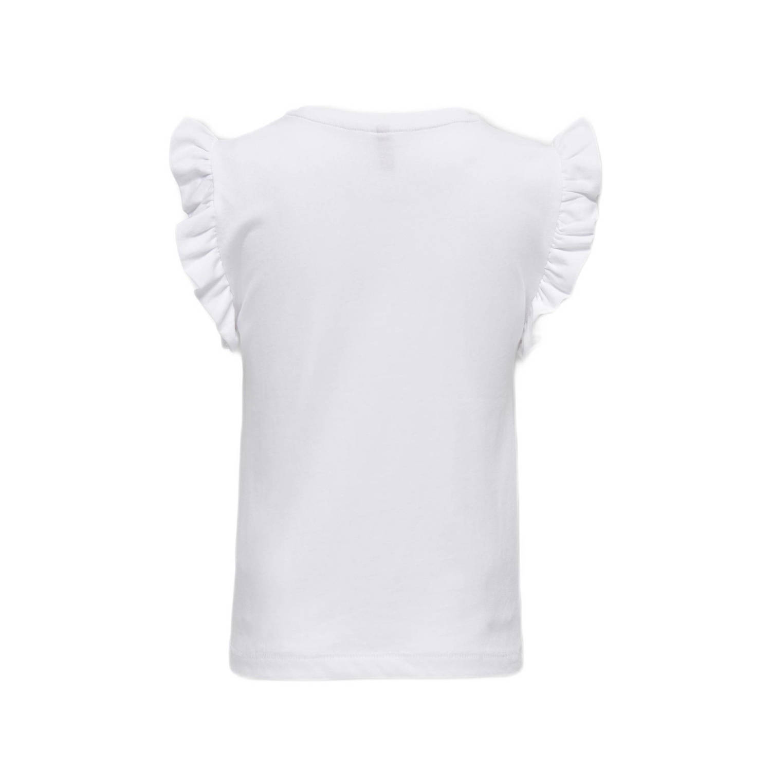 ONLY KIDS GIRL top KOGFILIPPA wit