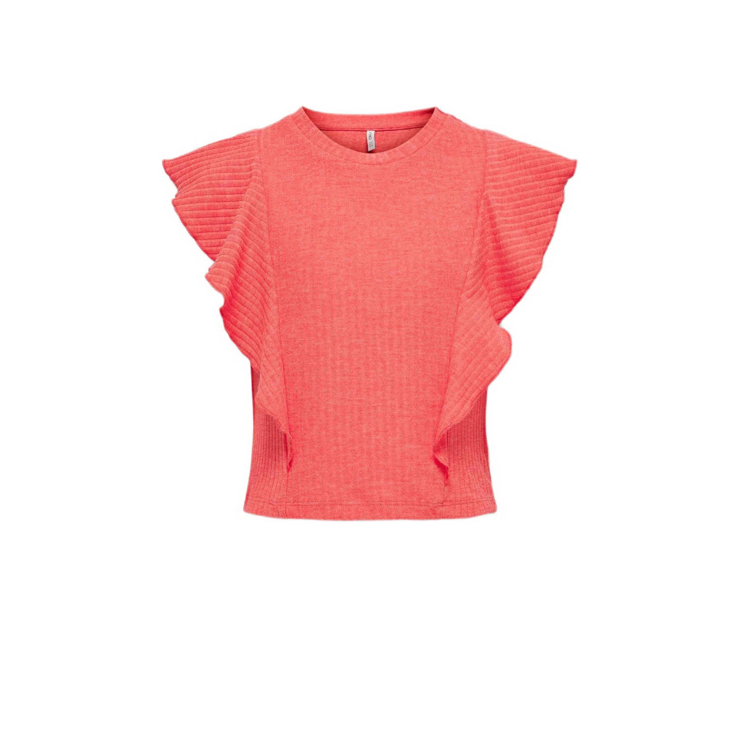 ONLY KIDS GIRL top KOGNELLA koraalroze