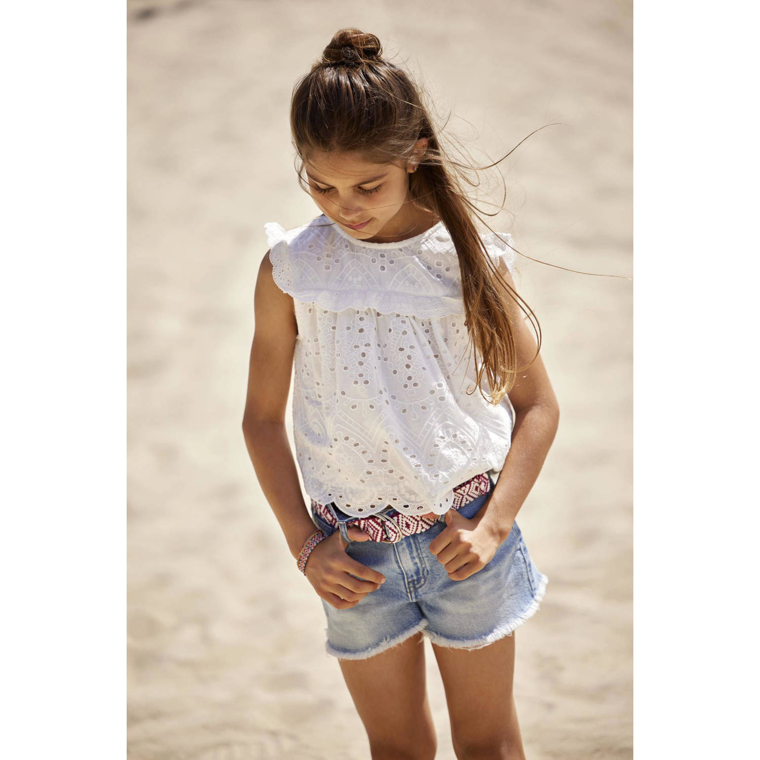 ONLY KIDS GIRL denim short KOGROBYN light blue denim