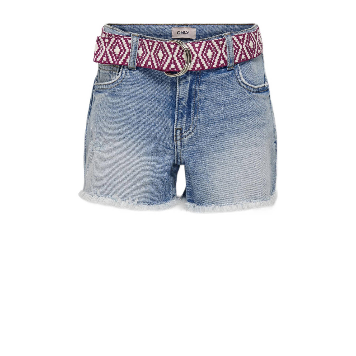 Only KIDS GIRL denim short KOGROBYN light blue denim Korte broek Blauw 122