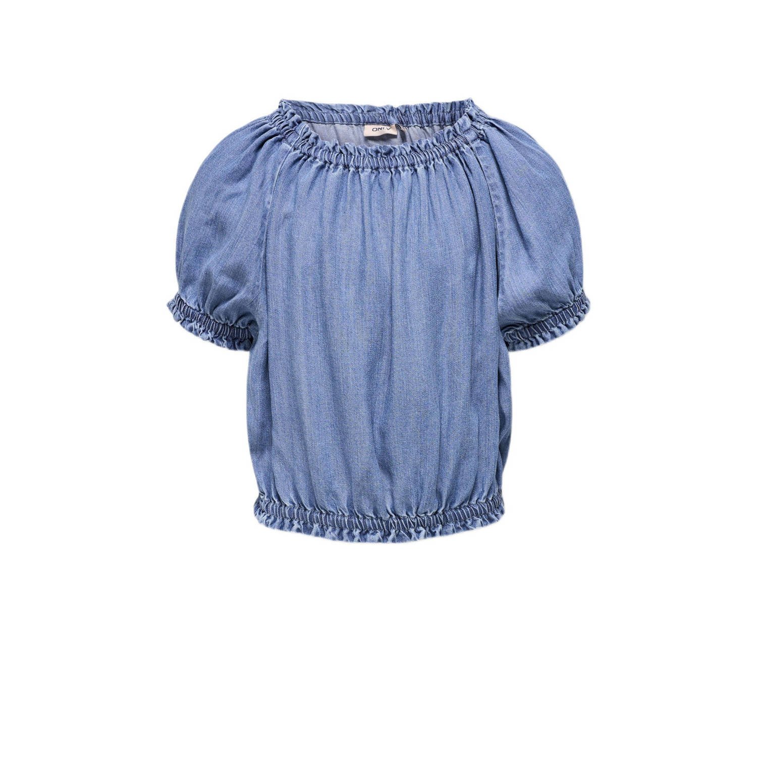 ONLY KIDS GIRL top KOGYOSHI medium blue denim