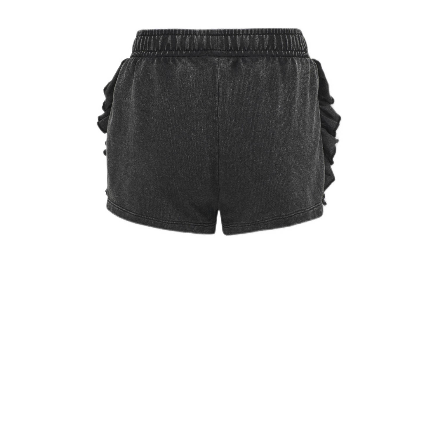 ONLY KIDS GIRL sweatshort KOGLUCINDA verwassen zwart