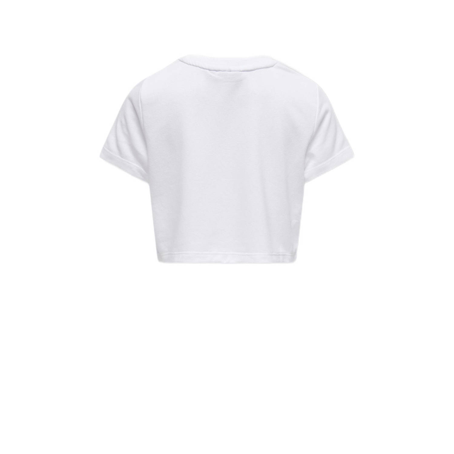 ONLY KIDS GIRL T-shirt KOGKARLA met printopdruk en 3D applicatie wit