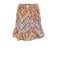 KIDS ONLY GIRL midi rok met ruches en print - roze/bruin/offwhite