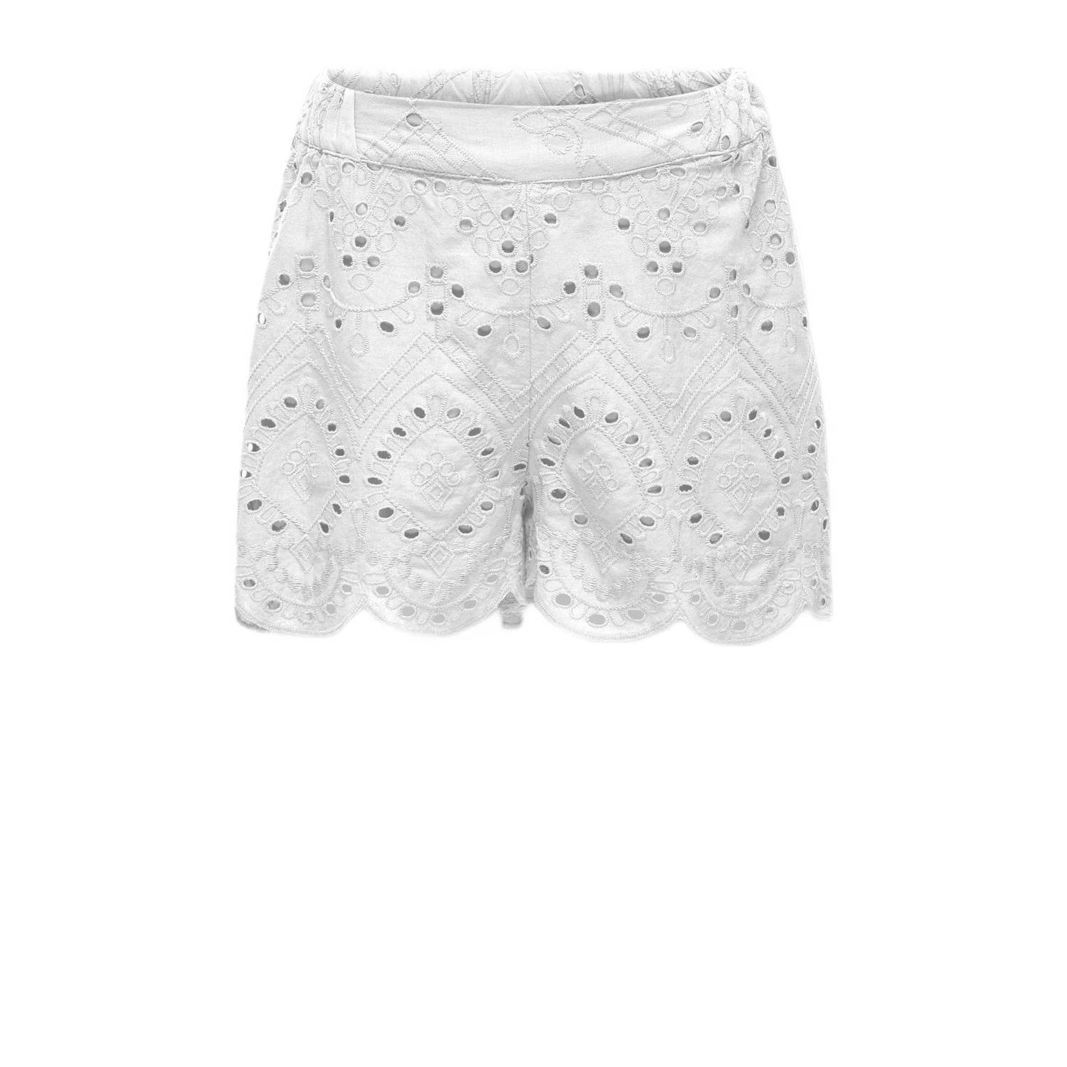 Only KIDS GIRL casual short KOGCLEO LIFE wit Korte broek Meisjes Katoen 134