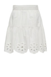 thumbnail: Witte meisjes KIDS ONLY GIRL rok gemaakt van katoen en met elastische tailleband