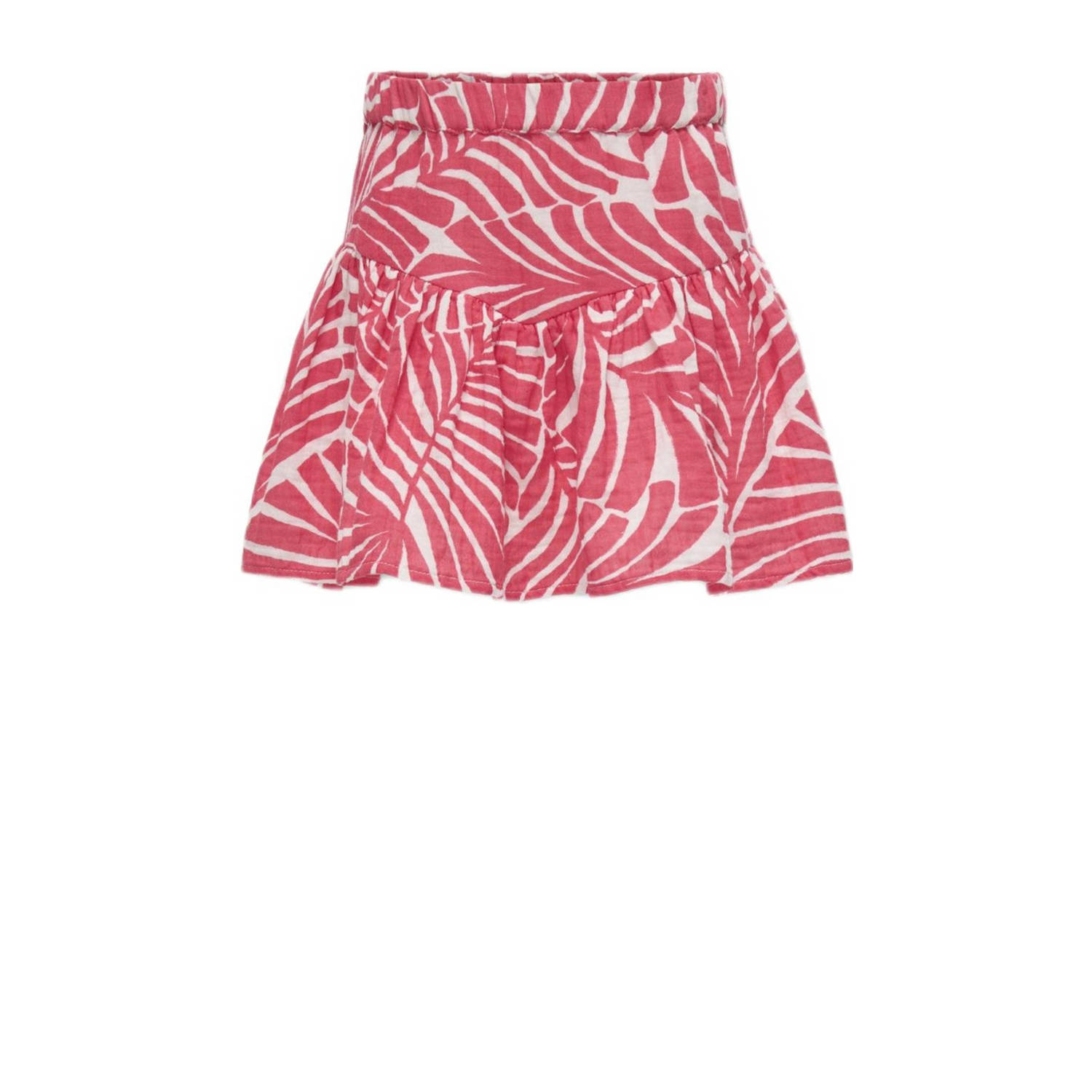 Only KIDS GIRL skort KOGTHYRA MEXICANA met all over print donkerroze wit Rok Meisjes Katoen 128