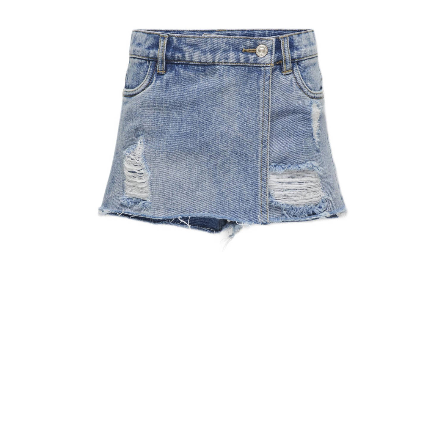 Only KIDS GIRL skort light blue denim Rok Blauw Effen 152