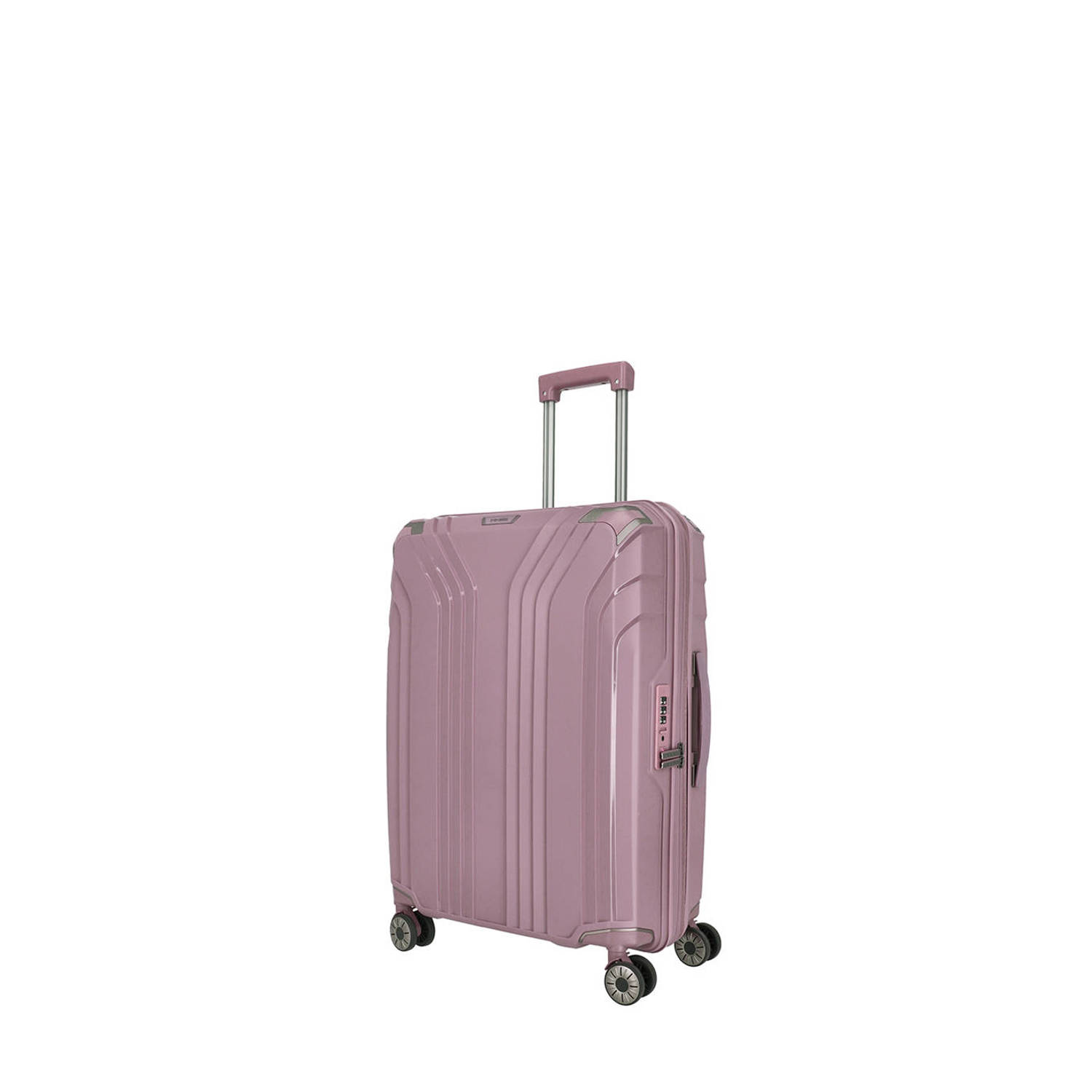Travelite trolley Elvaa 66 cm. Expandable roze