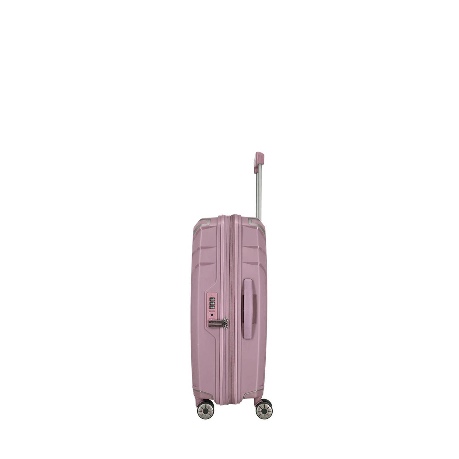Travelite trolley Elvaa 66 cm. Expandable roze