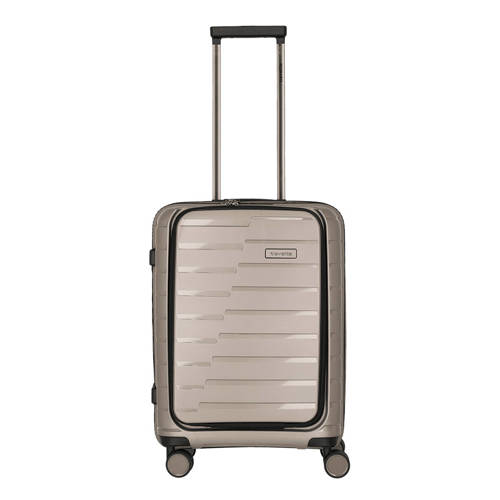 Travelite trolley Air Base Frontpocket 55 cm. champagne afbeelding