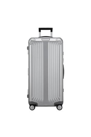 trolley Lite-Box Alu Trunk 80 cm. zilverkleurig