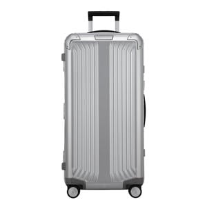 trolley Lite-Box Alu Trunk 80 cm. zilverkleurig