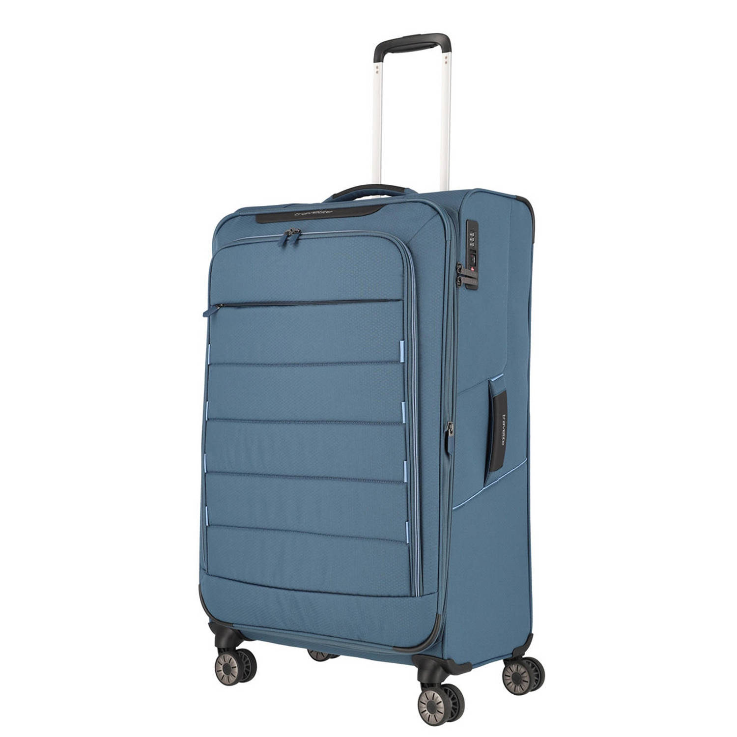 Travelite trolley Skaii 78 cm. Expandable blauw