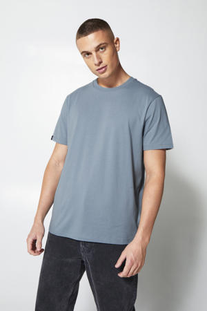 regular T-shirt blauw