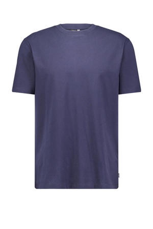 regular T-shirt blauw