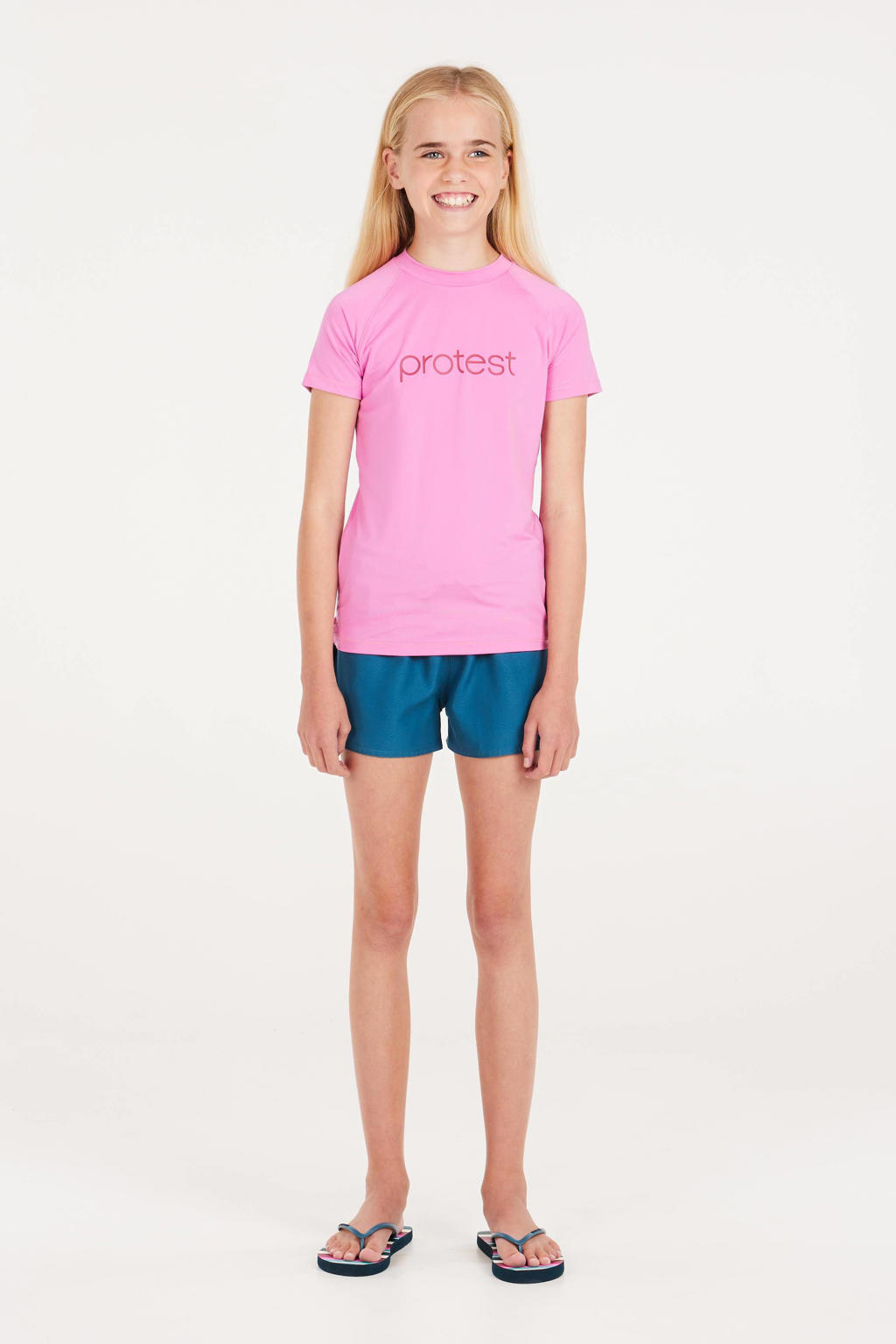 Protest UV T-shirt PRTSENNA JR roze