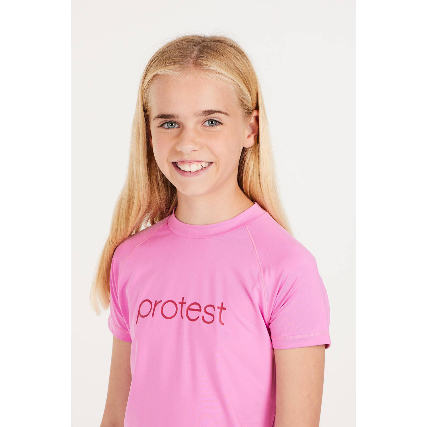 Protest UV T-shirt PRTSENNA JR roze