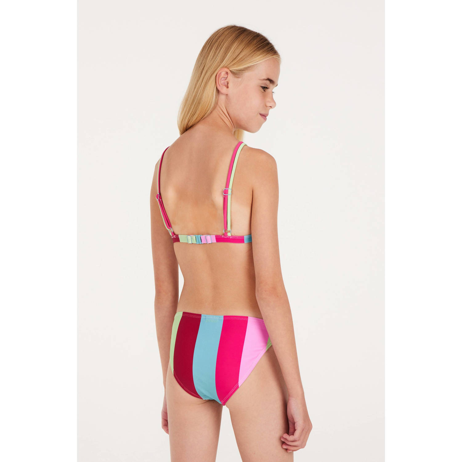 Protest triangel bikini PRTABBY JR roze blauw groen