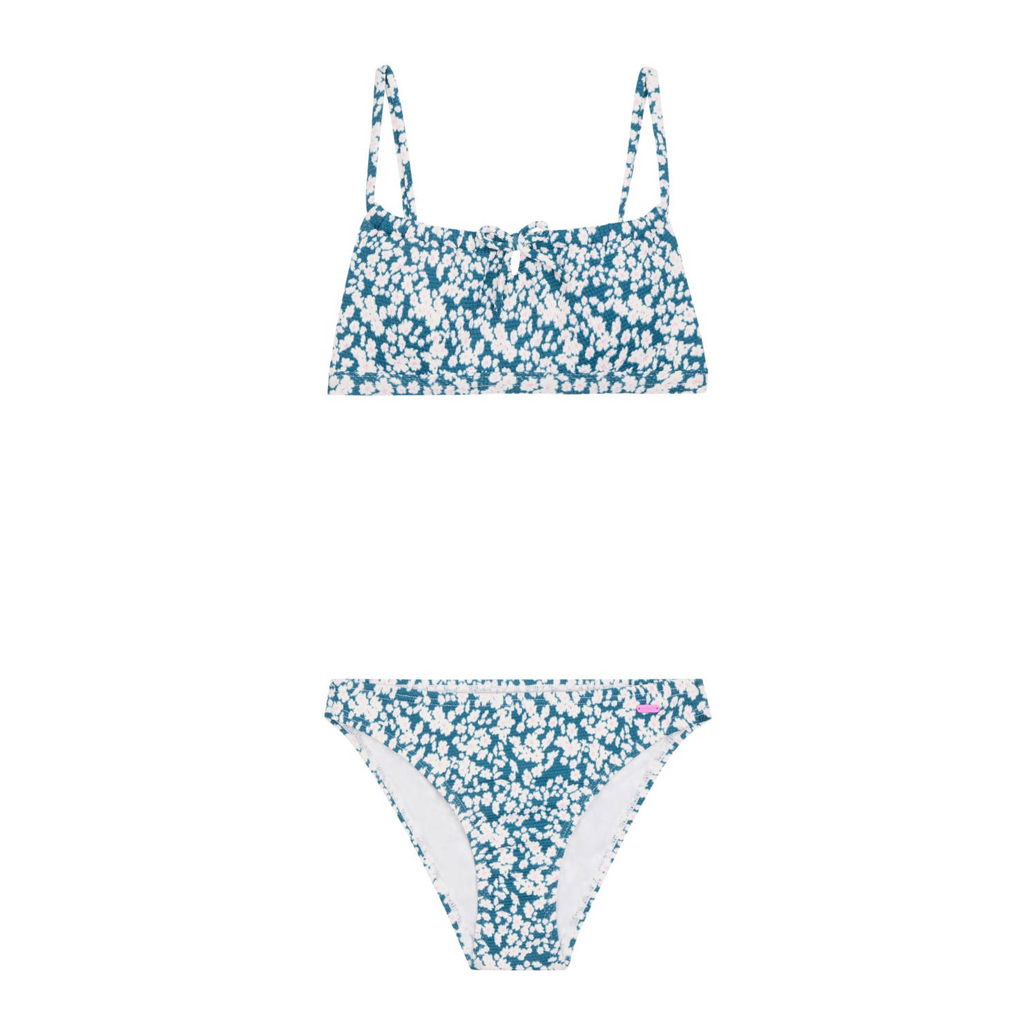 Protest crop bikini PRTGISSY JR blauw wit