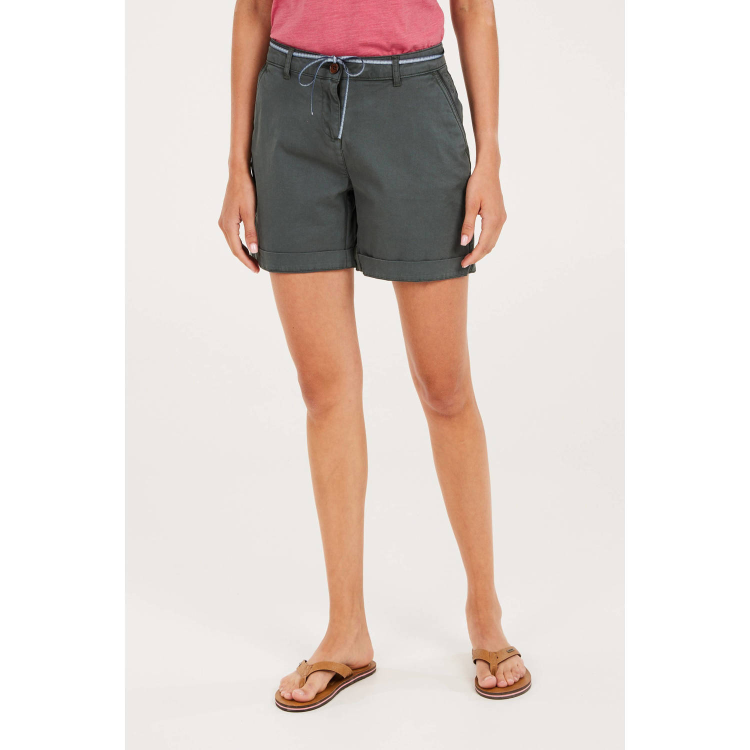 Protest tapered fit short groen