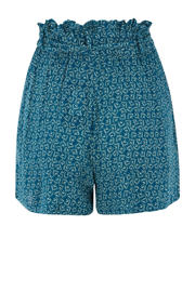 thumbnail: Protest high waist loose fit short met all over print blauw