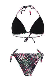 thumbnail: Protest voorgevormde triangel bikini set PRTISOLA zwart/roze/groen
