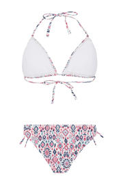 thumbnail: Protest voorgevormde triangel bikini set PRTVAJEN wit/blauw/roze