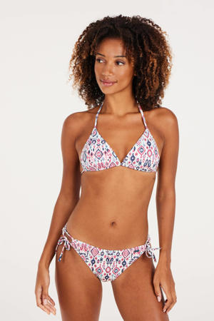 voorgevormde triangel bikini PRTVAJEN wit/blauw/roze