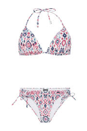 thumbnail: Protest voorgevormde triangel bikini set PRTVAJEN wit/blauw/roze