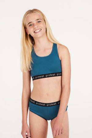 crop bikini PRTBEAU JR blauw