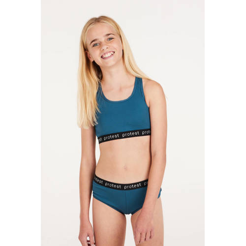 Protest crop bikini PRTBEAU JR blauw afbeelding