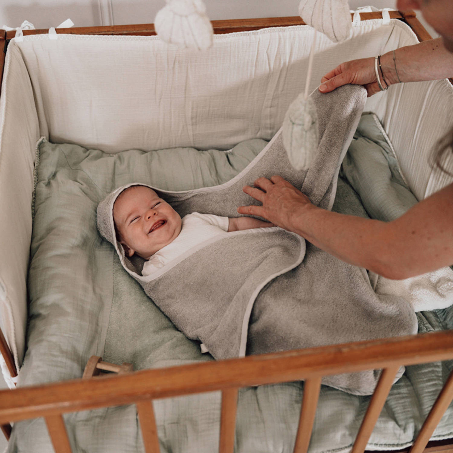 Koeka omslagdoek Dijon Daily 0-4 mnd taupe