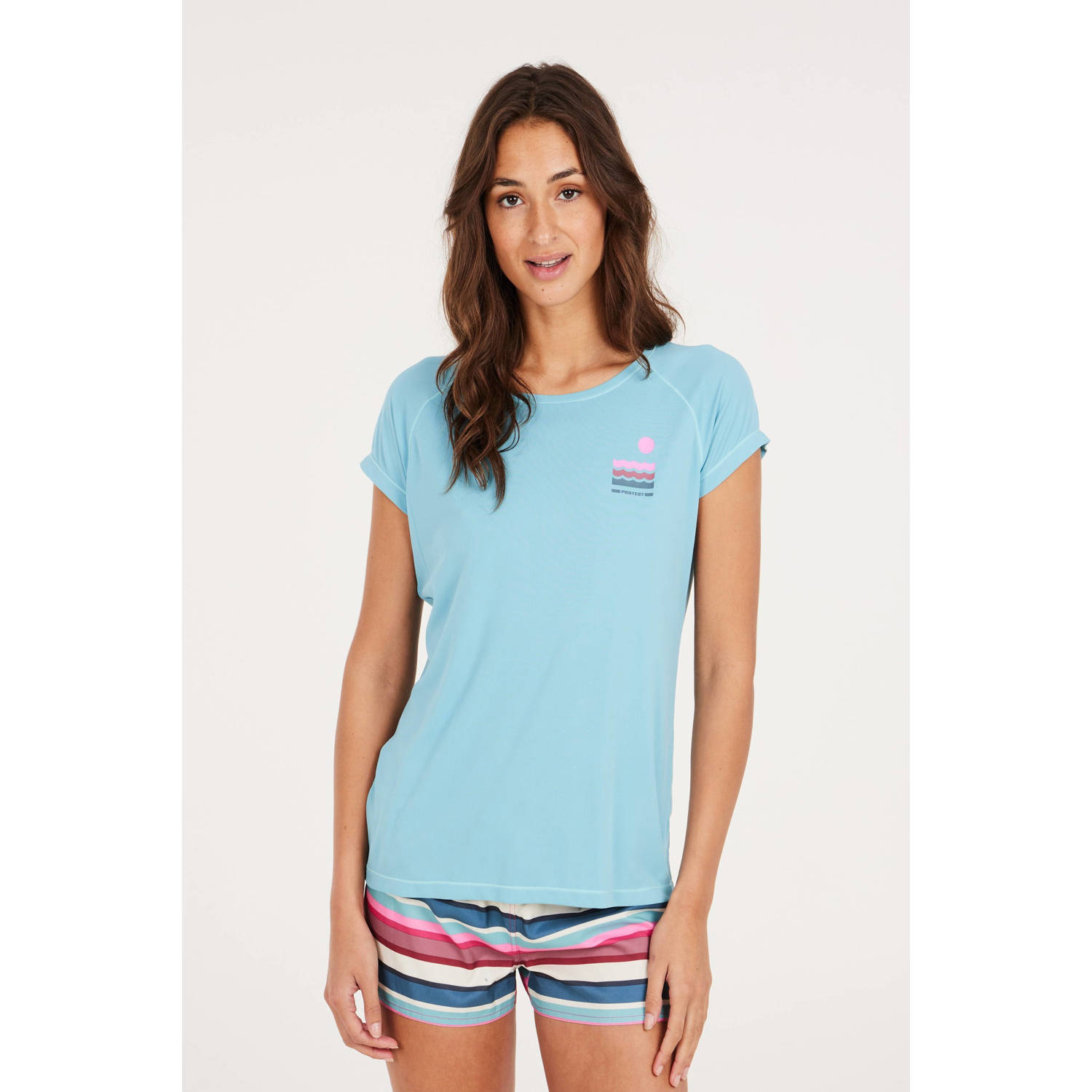 Protest T-shirt PRTIXY blauw