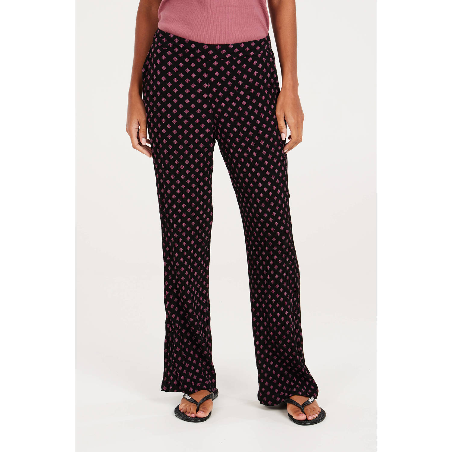 Protest broek met all over print