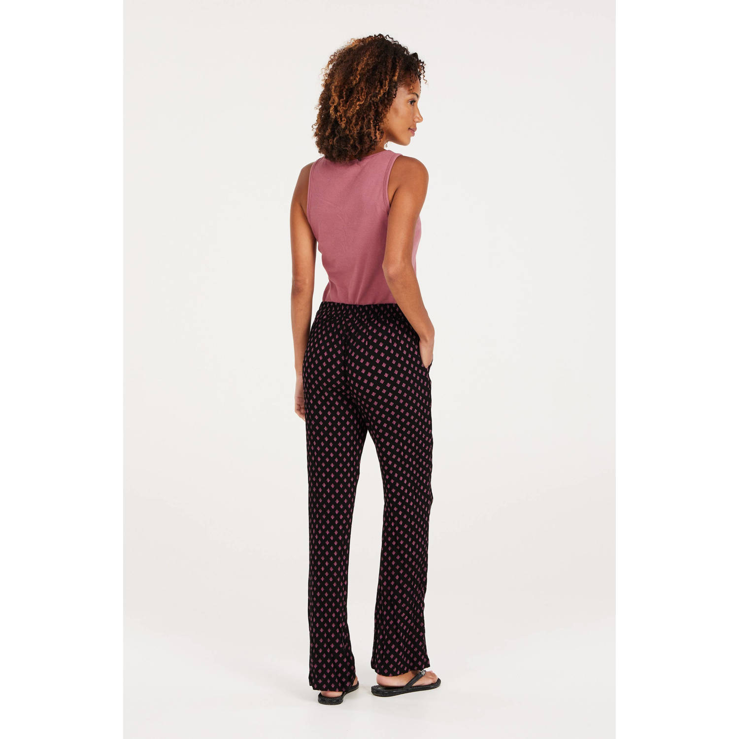 Protest broek met all over print
