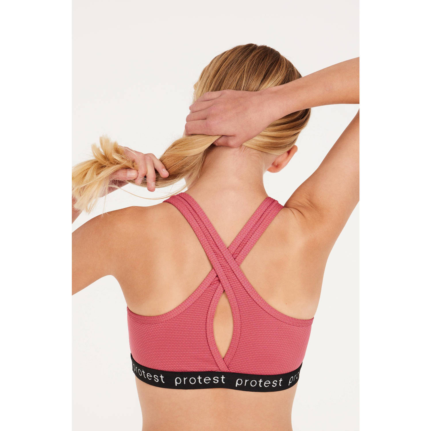 Protest crop bikini PRTBEAU JR roze