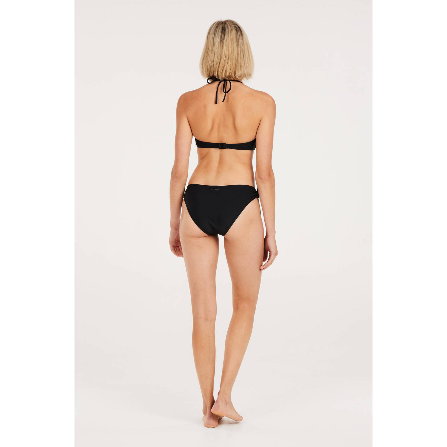 Protest voorgevormde strapless beandeau bikini PRTSOLEMAN zwart