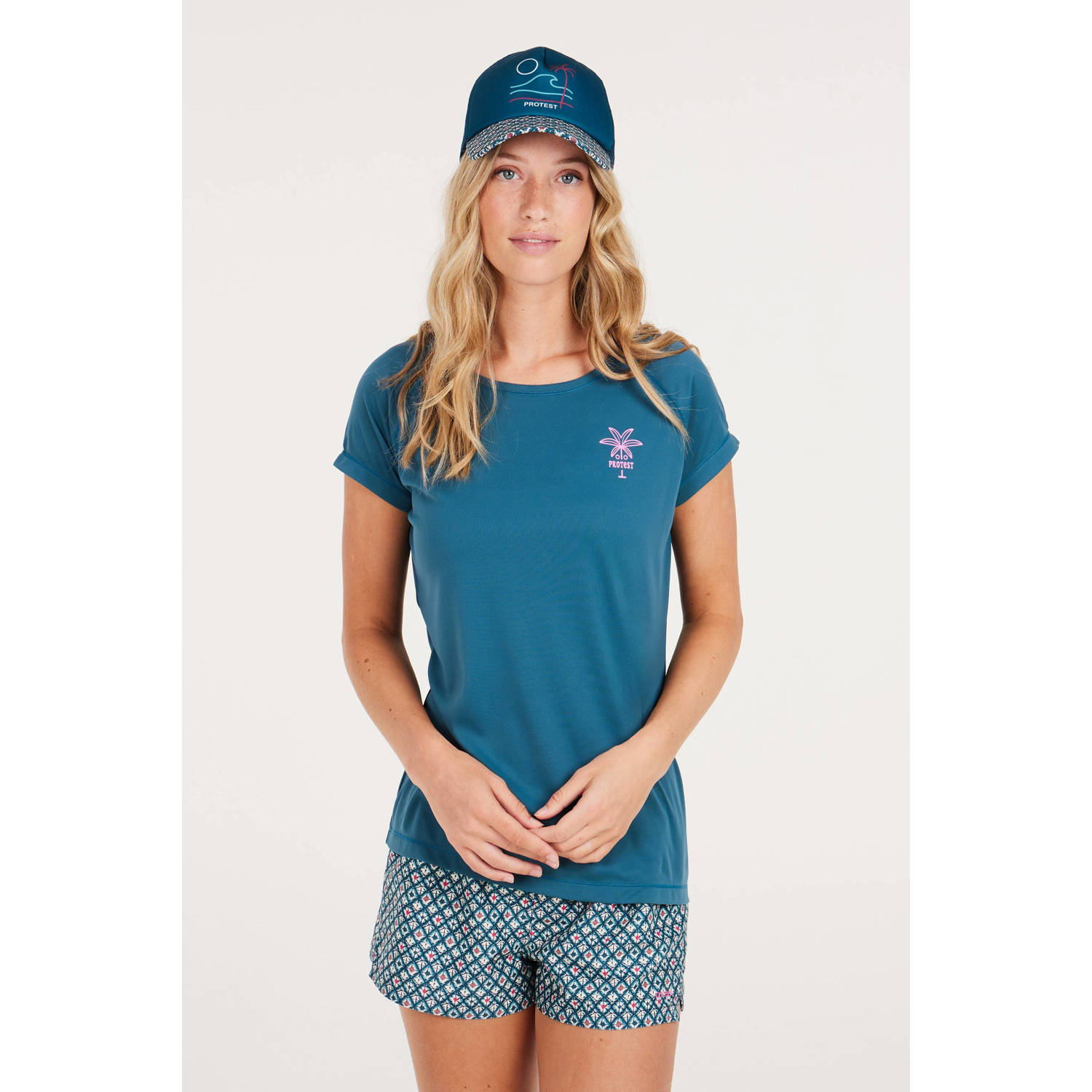 Protest UV T-shirt PRTAVA petrol
